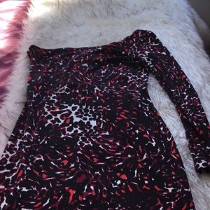 Maxi One Shoulder Print Dress